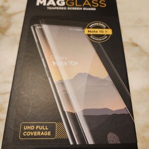 Tempered Screen Protector for Galaxy Note 10+ - Black